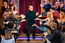 The Late Late Show with James Corden...  LOS ANGELES - DECEMBER 12: The Late Late Show with James Corden airing Tuesday, December 11, 2018, with guests Ellen DeGeneres and Patrick Wilson